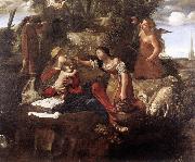 CAROSELLI, Angelo Rest on the Flight into Egypt dfg china oil painting reproduction